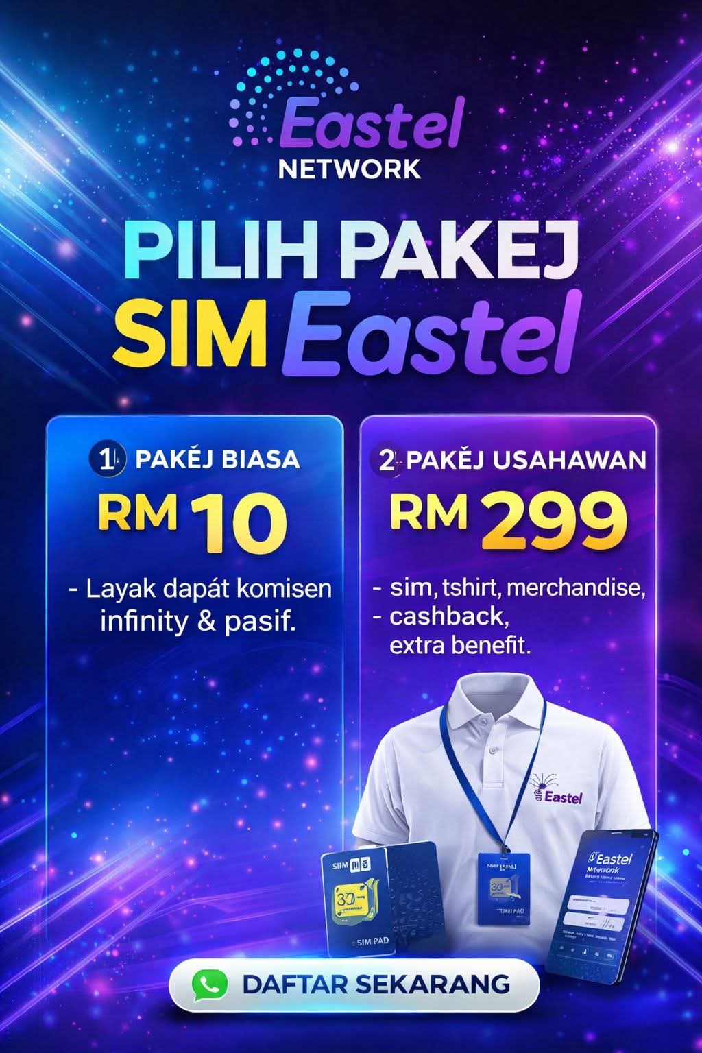 Pilih Pakej SIM Eastel